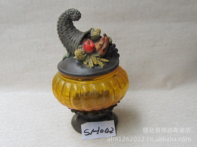 批發樹脂工藝品 鬼節系列南瓜擺飾SH042，德化縣輝達陶瓷店專業供應